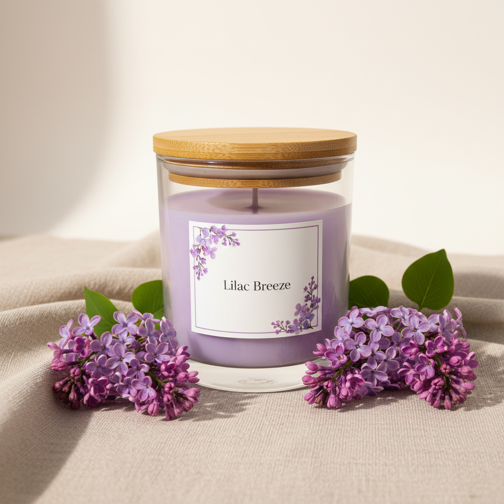 Lilac Breeze Soy Candle