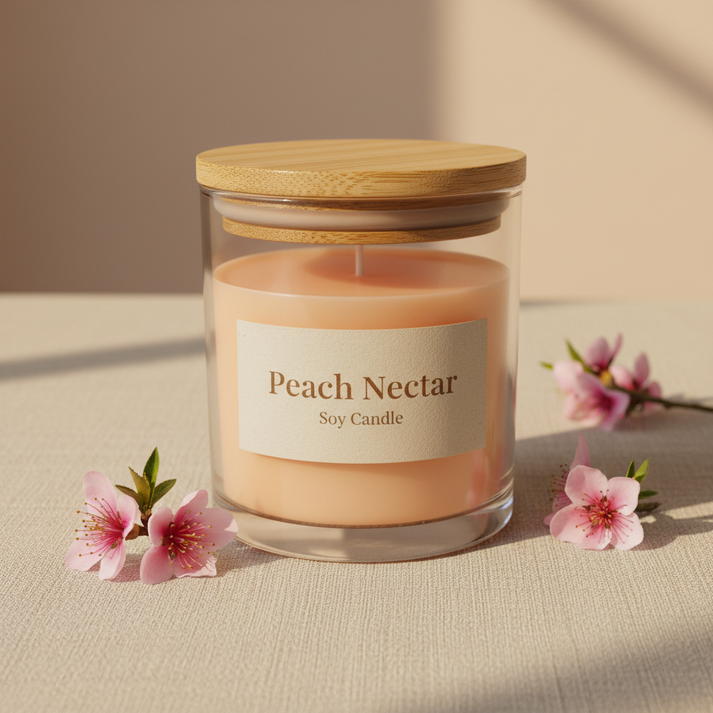 Peach Nectar Soy Candle