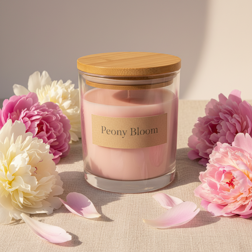 Peony Bloom Soy Candle