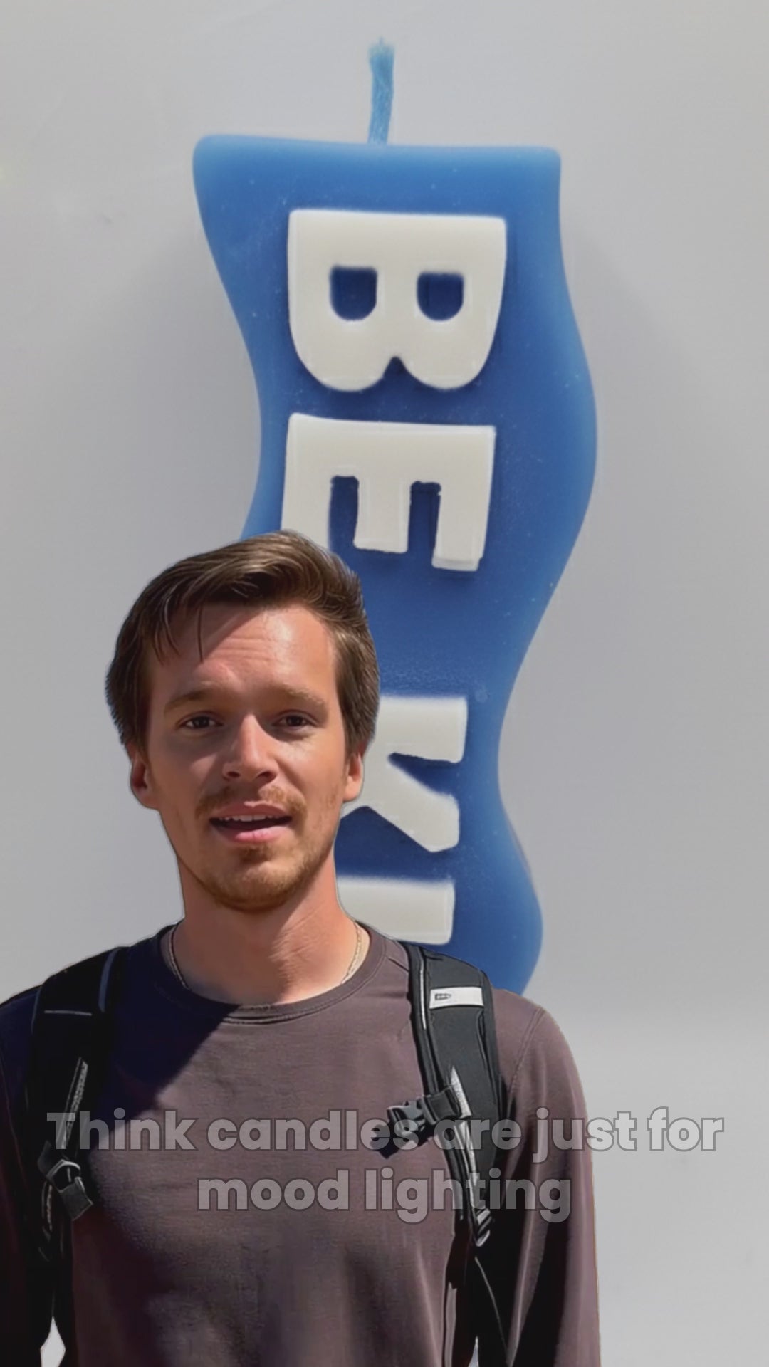 ❤️ Red Be Kind Candle – Inspirational Message Candle